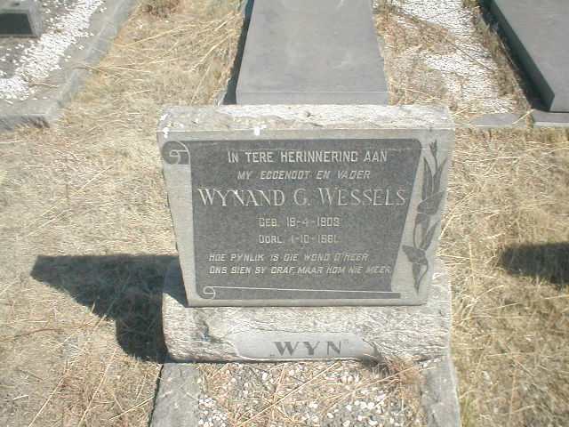 WESSELS Wynand G. 1903-1961