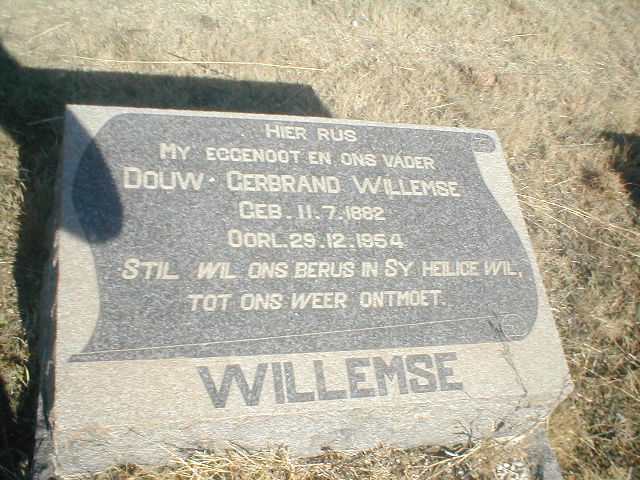 WILLEMSE Douw Gerbrand 1882-1954