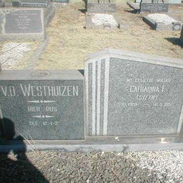 WESTHUIZEN Catharina F., v.d. nee STEYN 1920-1952