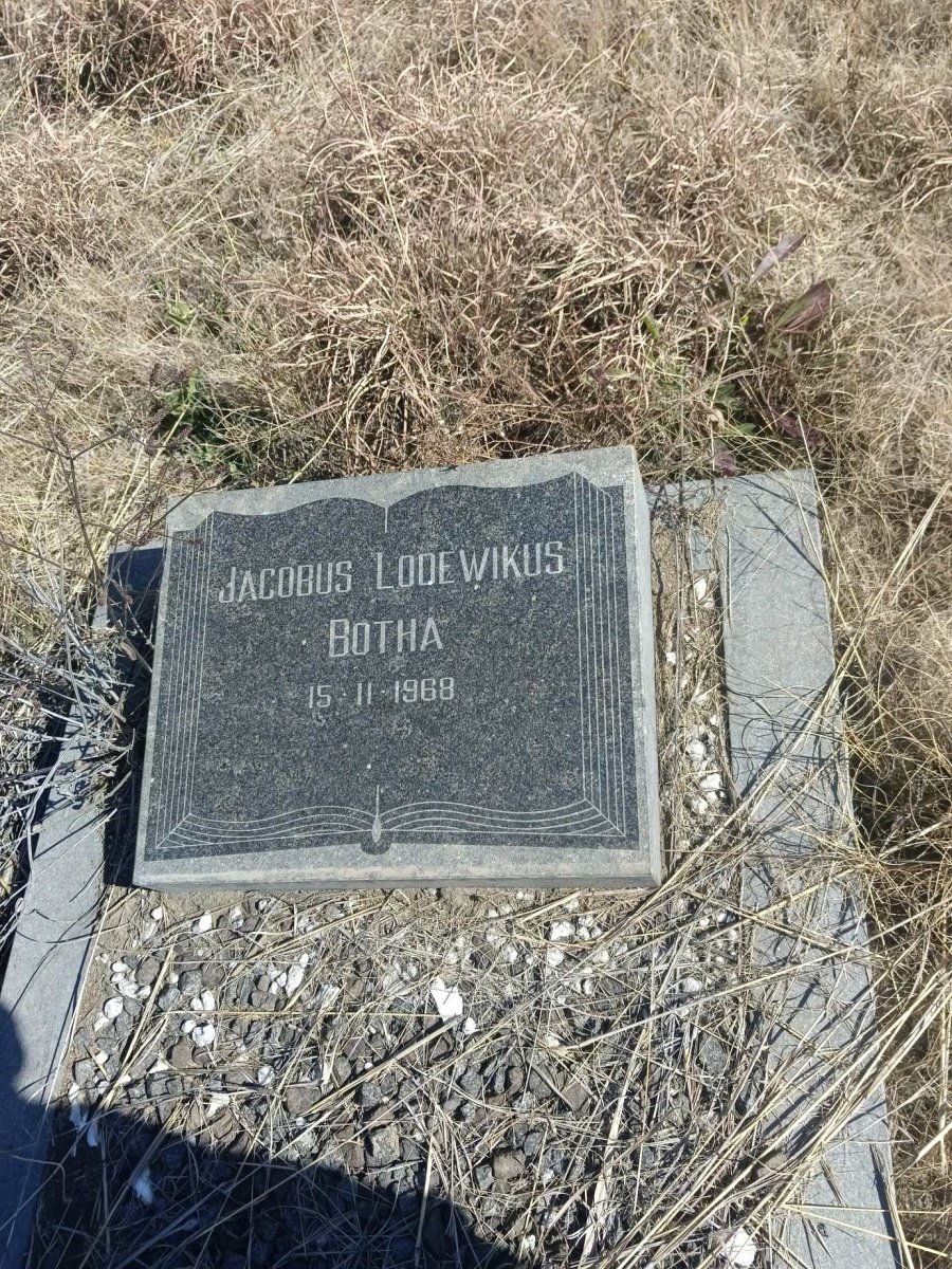 BOTHA Jacobus Lodewikus -1968