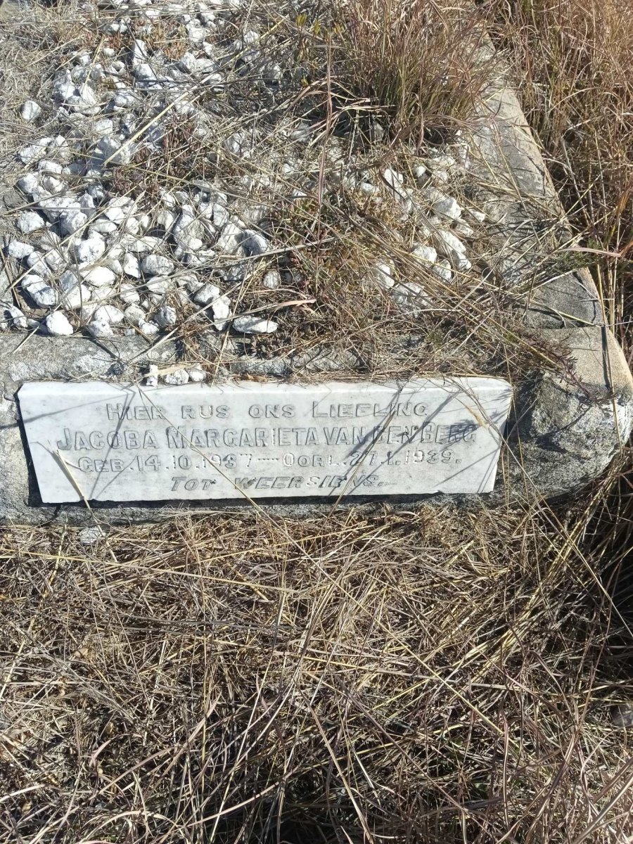 BERG Jacoba Margarieta, van den 1937-1939 