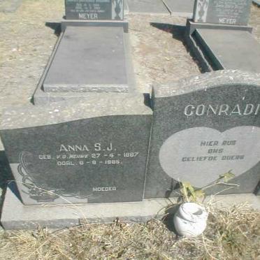 CONRADIE Anna S. J. 1887-1985