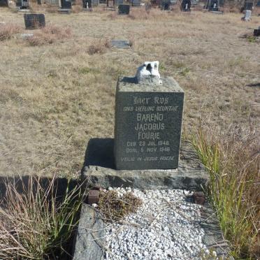 FOURIE Barend Jacobus 1948-1948