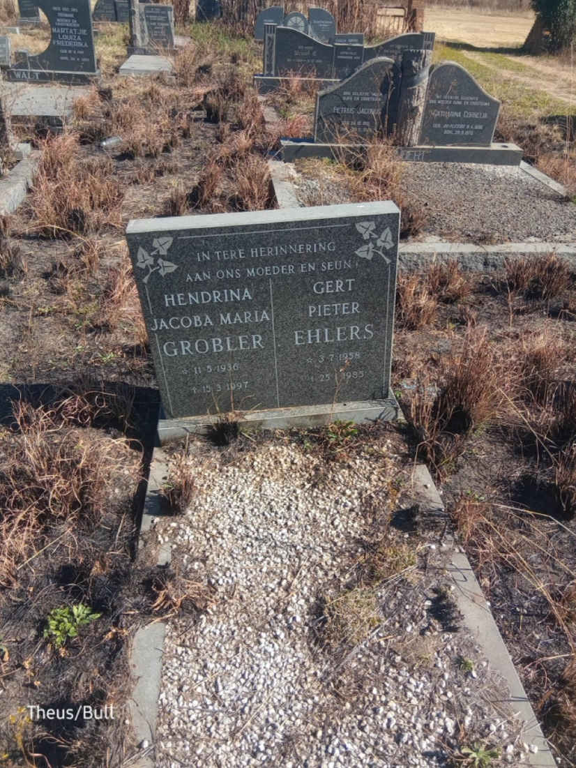GROBLER Hendrina Jacoba Maria 1936-1997 :: EHLERS Gert Pieter 1958-1995 