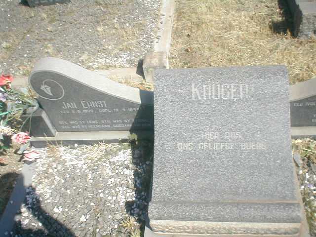 KRUGER Jan Ernst 1893-1944