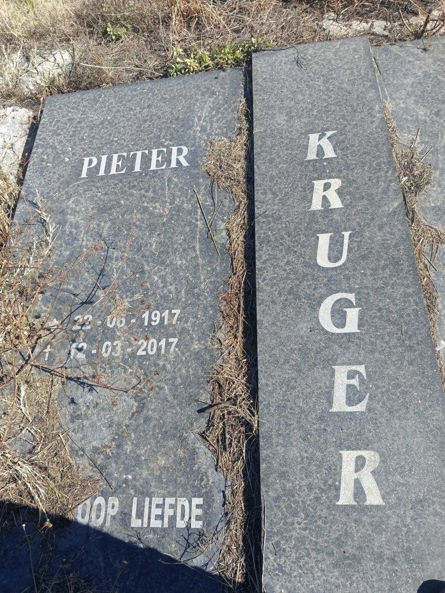 KRUGER Pieter 1917-2017