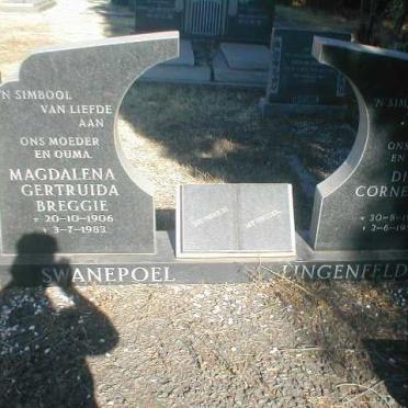 LINGENFELDER Dirk Cornelius 1903-1956 &amp; Magdalena Gertruida Breggie SWANEPOEL 1906-1983
