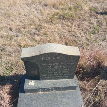 MOSTERT Marietjie 1959-1963