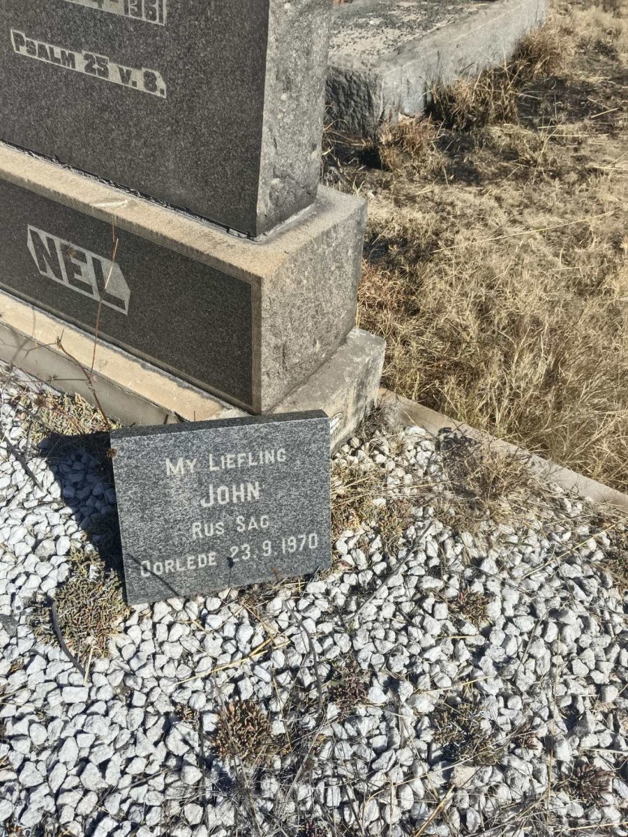 NEL Nicolaas Johannes 1898-1961 & Sara Salomiena MOOLMAN 1868-1942 :: NEL John -1970_2