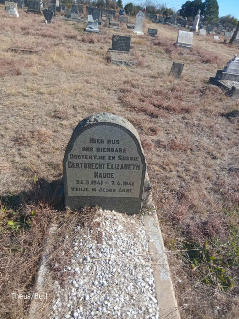 NAUDE Gertbrecht Elizabeth 1941-1941