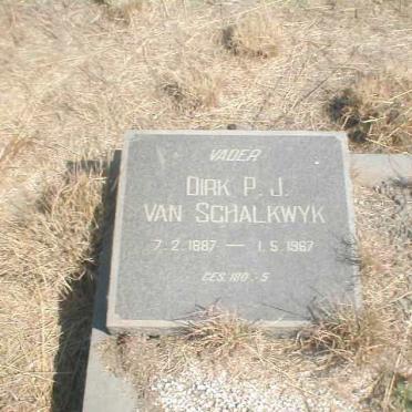 SCHALKWYK Dirk P.J. 1887-1967