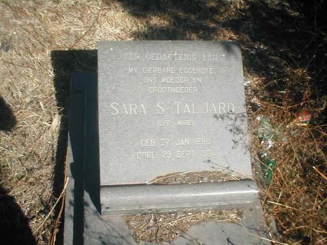 TALJARD Sara S. nee MARE 1890-1964