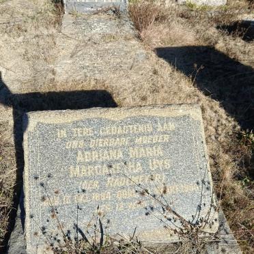 UYS Adriana Maria Margaretha nee RADEMEYER 1884-