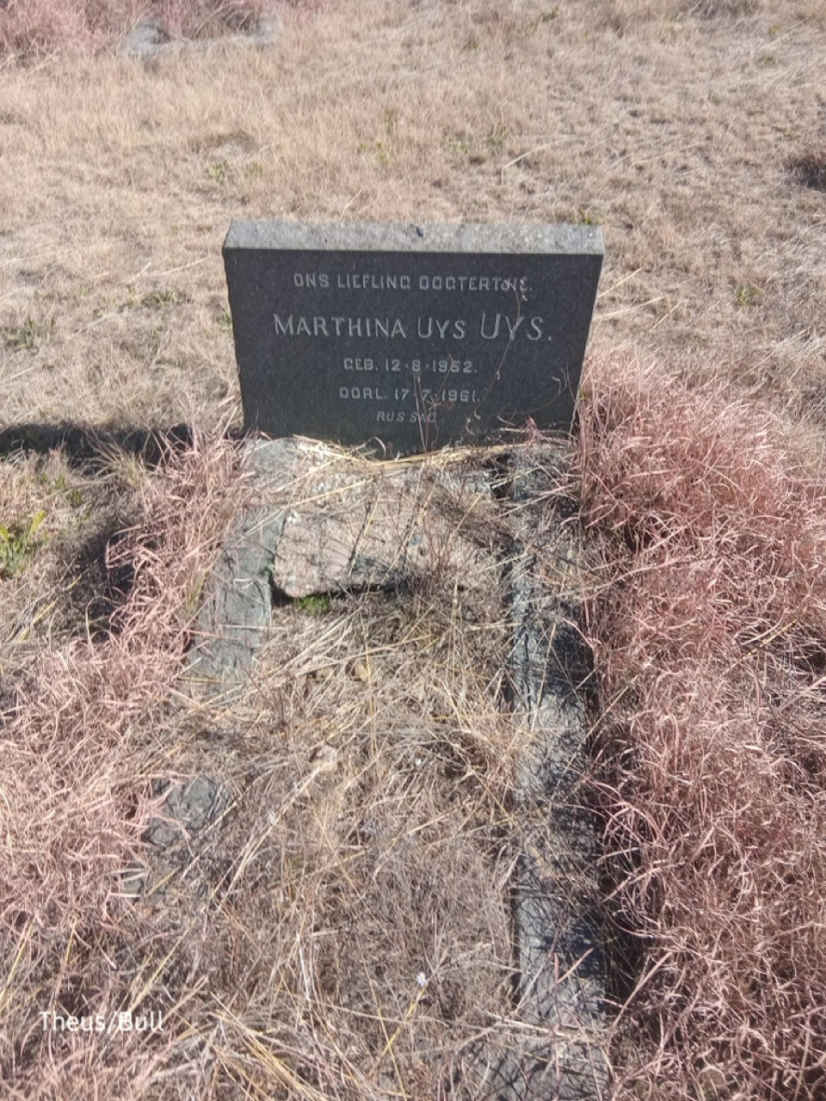 UYS Marthina Uys 1952-1961