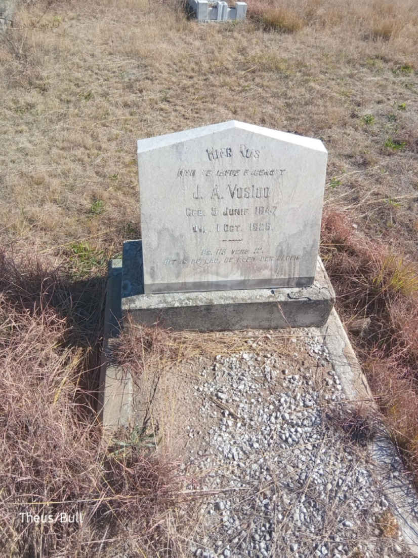 VOSLOO J.A. 1847-1925