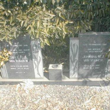 VUUREN Sarel H. J., van 1898-1974 &amp; Johanna M. J. 1897-1987