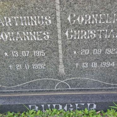 BURGER Marthinus Johannes 1915-1992 :: BURGER Cornelius Christiaan 1927-1994