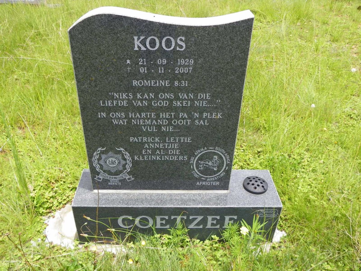 COETZEE Koos 1929-2007