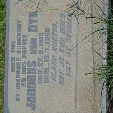 DYK Jacobus, van 1919-1965