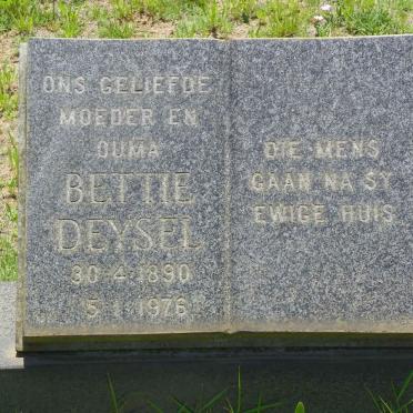 DEYSEL Bettie 1890-1976