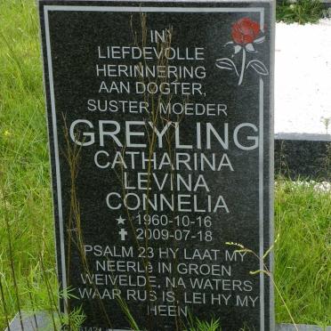 GREYLING Catharina Levina Connelia 1960-2009