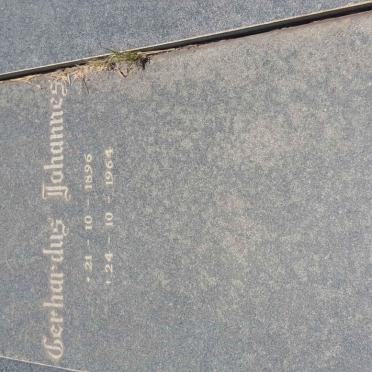GROBLER Gerhardus Johannes 1896-1964 &amp; Susanna Isabella 1905-1988