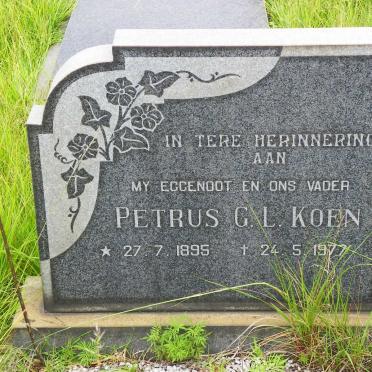 KOEN Petrus G.L. 1895-1977