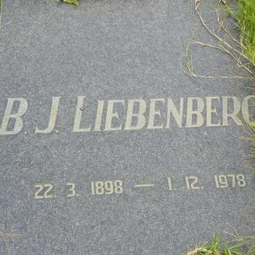 LIEBENBERG B.J. 1898-1978