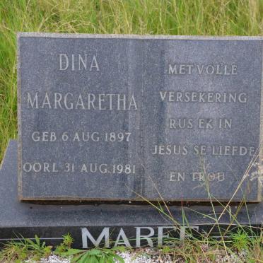 MAREE Dina Margaretha 1897-1981