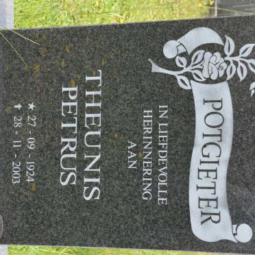 POTGIETER Theunis Petrus 1924-2003