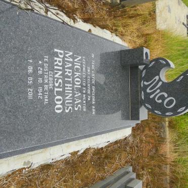 PRINSLOO Nickolaas Marthinus 1942-2011