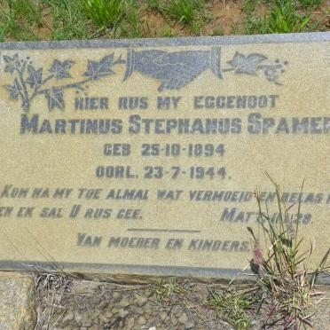 SPAMER Martinus Stephanus 1894-1944