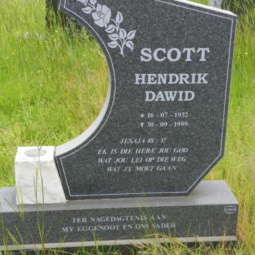 SCOTT Hendrik Dawid 1932-1999