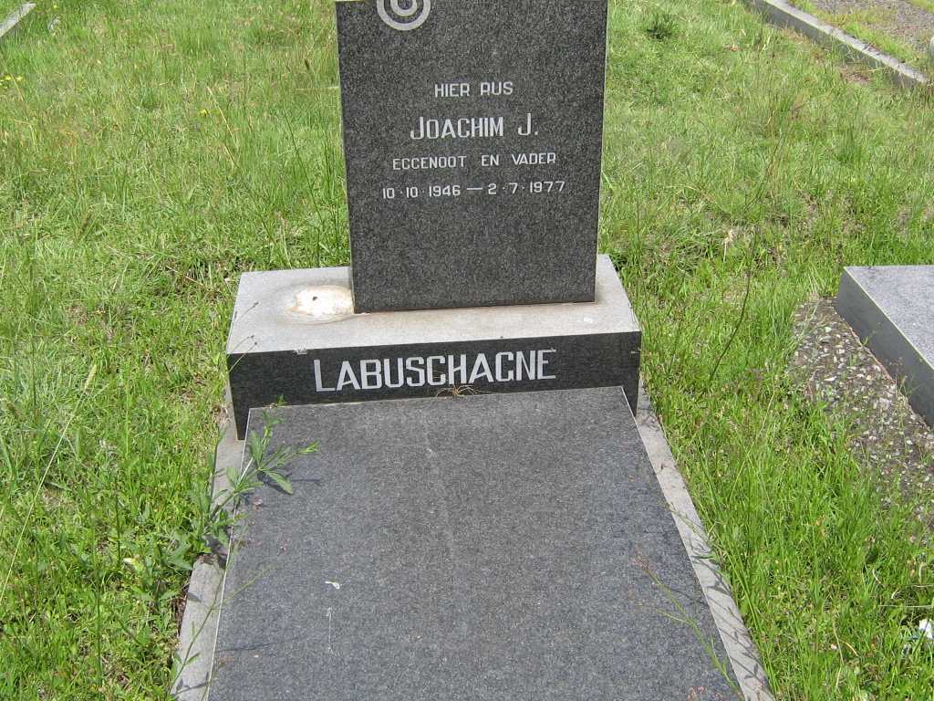 LABUSCHAGNE Joachim J. 1946-1977