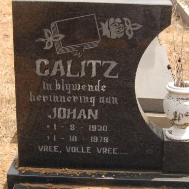 CALITZ Johan 1930-1979
