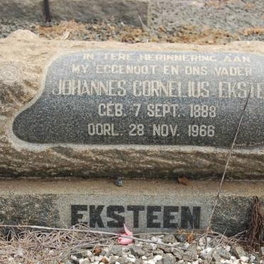 EKSTEEN Johannes Cornelius 1888-1966