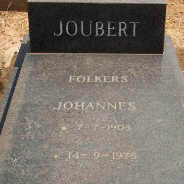 JOUBERT Folkers Johannes 1905-1975