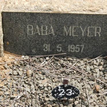 MEYER Baba -1957
