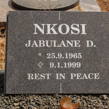 NKOSI Jabulane D. 1965-1999