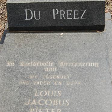 PREEZ Louis Jacobus Pieter, du 1905-1985