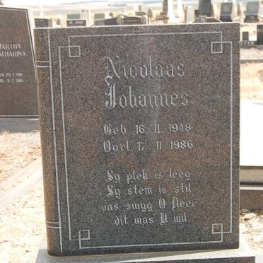 ROOYEN Nicolaas Johannes, van 1948-1986