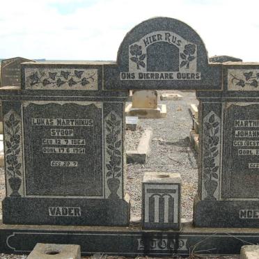 STOOP Lukas Marthinus 1864-1951 &amp; Marthina Elsie BESTER 1864-1951