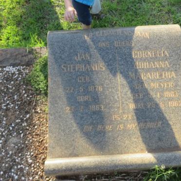 ? Jan Stephanus 1876-1963 &amp; Cornelia Johanna Magaretha MEYER 1883-1962