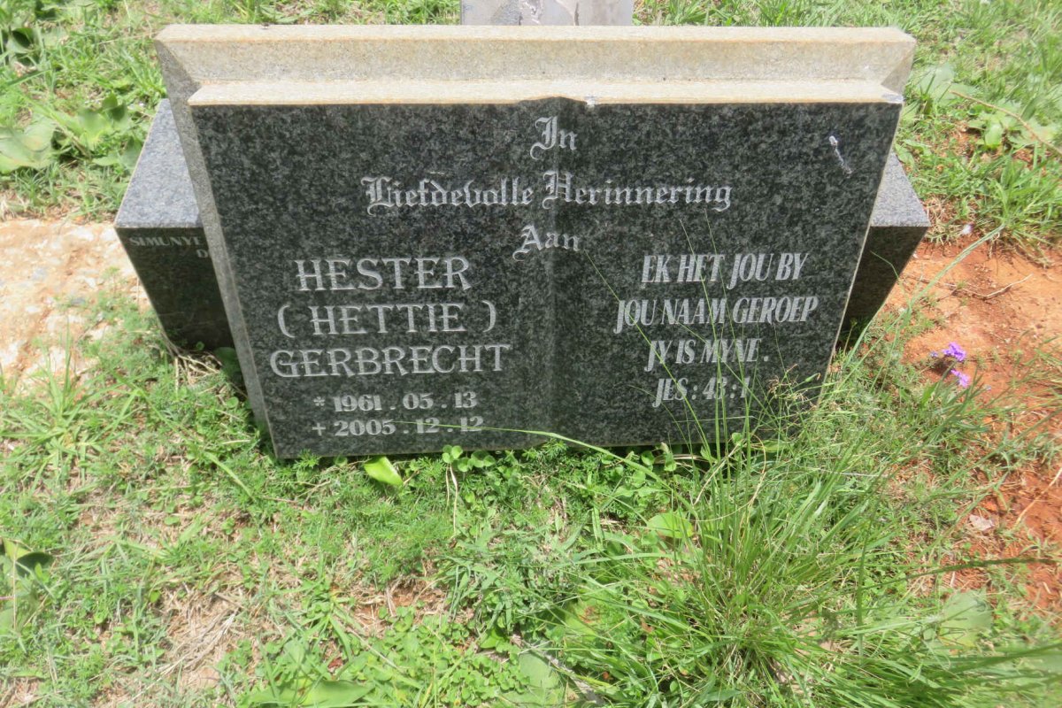 BOTHA Hester Gerbrecht 1961-2005