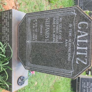 CALITZ Stefanus L. 1927-1993