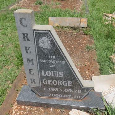 CREMER Louis George 1933-2000