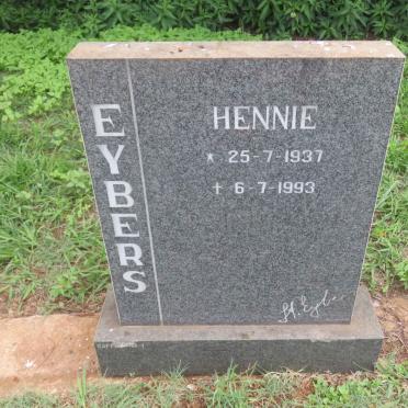 EYBERS Hennie 1937-1993
