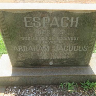 ESPACH Abraham Jacobus 1933-1967