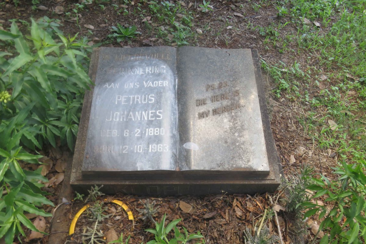 KLOPPERS Petrus Johannes 1880-1963