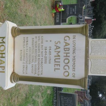 MOHAPI Gabhogo Samuel 1966-2005